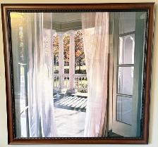 Large, Framed Artworks: Relaxing on the Porch   Thomas Kinkade