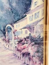 Large, Framed Artworks: Relaxing on the Porch   Thomas Kinkade - Photo 8