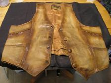 Men's Leather Vest