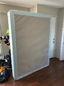 Queen Box spring.   Won’t fit in our basement.  Nothing wrong.