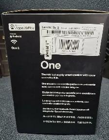 SONOS ONE (GEN 2) SMART SPEAKER – BLACK – OPEN BOX / NEVER USED - Photo 3