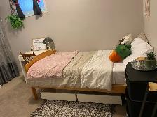 Available July 1st, furnished bedroom near Georgian College.
