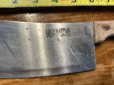 Olympia Stainless Steel Meat Cleaver ! - Photo 2