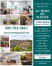 Studios meublés, tout inclus, Trois-Rivières