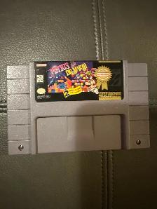 Super Nintendo 2 in 1 game..Tetris/ Dr Mario/Book Included