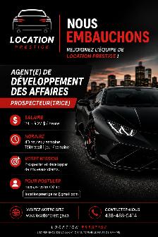 AGENT(E) DE DÉVELOPPEMENT DES AFFAIRES / PROSPECTEUR(TRICE)