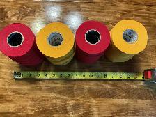 New 10 Rolls of Red & 10 Rolls of Yellow Sports Hockey Tape !