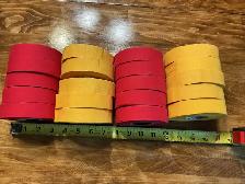 New 10 Rolls of Red & 10 Rolls of Yellow Sports Hockey Tape ! - Photo 4