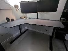 Ikea Bokant L-Shaped Desk
