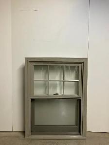 10747GH Fenêtre Guillotine HYBRIDE Argile Bois Intérieur 36 x 48