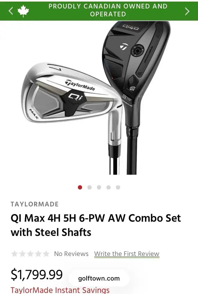 Selling my Taylor made golf clubs.