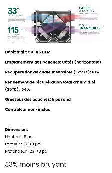 échangeur d’air van EE 70  neuf - Photo 8
