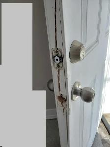 Door Fixing Realigning Dead Bolts & Strike Plates. Deadbolt Misa