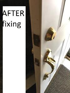 Door Fixing Realigning Dead Bolts & Strike Plates. Deadbolt Misa - Photo 2