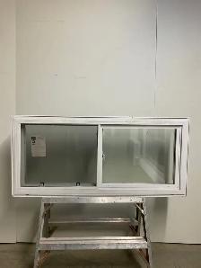 10918CP Fenêtre Coulissante PVC Blanc 2 sect 2 ouvr 50 x 23
