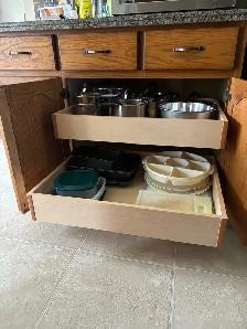 Custom Pull-Out Cabinet Drawers – Installation Included! - Photo 4