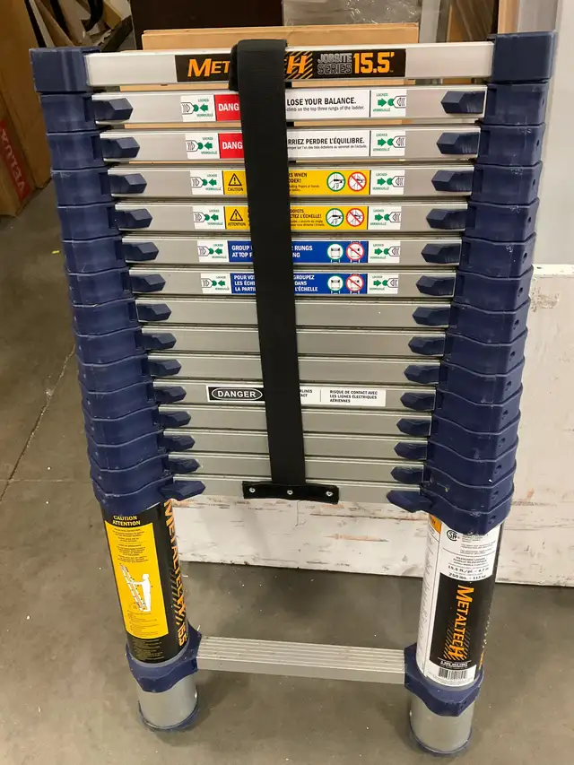 Metaltech 15.5 Foot Telescopic Ladder Brand New Never Used