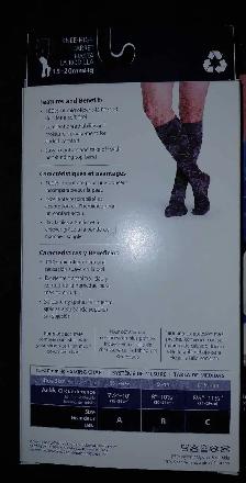 Sigvaris Men's Compression Socks 15 20mmHg Size B 6pairs - Photo 3