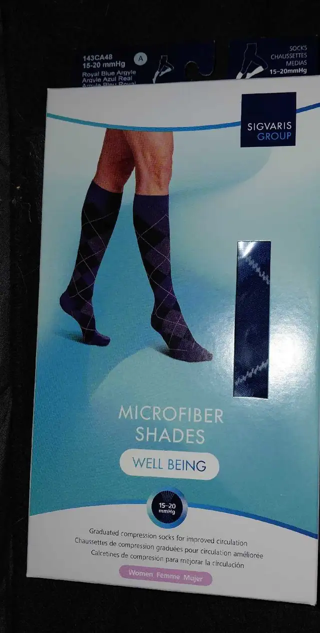 Sigvaris Women's Compression Socks 15 20mmHg Size A 6 pairs
