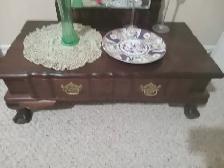 DRESSER WITH LONG MIRROR- VINTAGE- IMBUIA SOLID WOOD - Photo 2