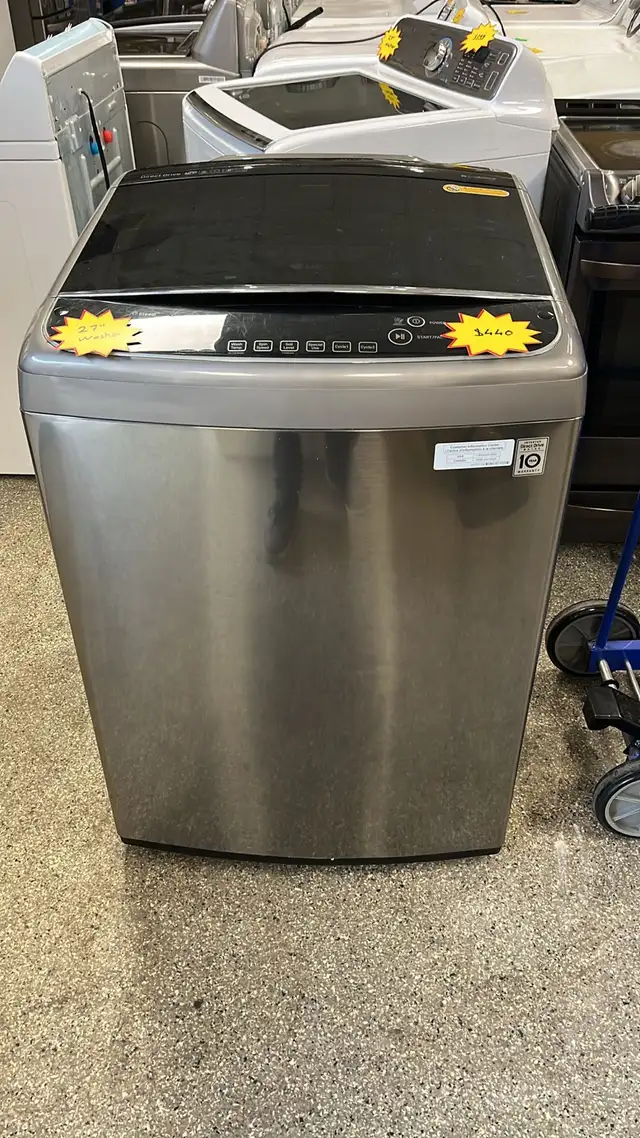 27" High Quality Direct Drive Top Load Lg Washer