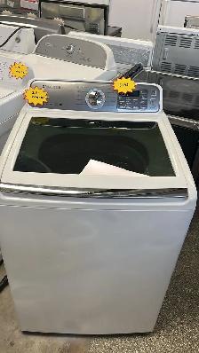 27" Top Load Stainless Stell Drum Samsung Washer