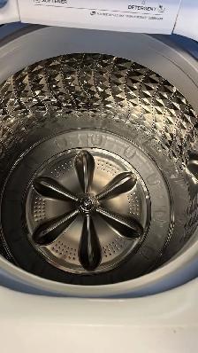 27" Top Load Stainless Stell Drum Samsung Washer - Photo 2