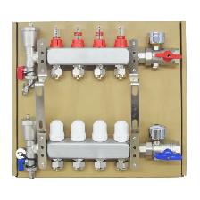 4 Loop PEX Tubing Floor Heating Water Distributor 053264 - Photo 2