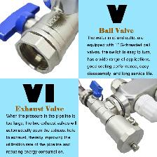 4 Loop PEX Tubing Floor Heating Water Distributor 053264 - Photo 8