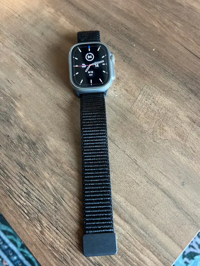 Apple Watch Ultra 1 91% battery health.