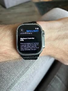 Apple Watch Ultra 1 91% battery health. - Photo 4