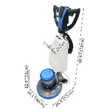110V 17' Commercial Floor Scrubber Buffer Polisher Machine056806 - Photo 4