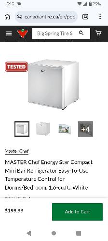 Masterchef mini fridge    brand new