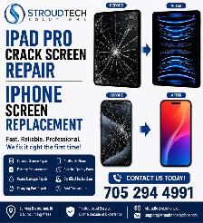 Cracked iPhone Screen? Damaged iPad Pro Display?