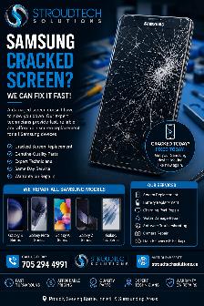 SAMSUNG CRACKED SCREEN REPAIR | BARRIE & INNISFIL