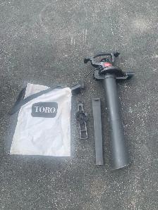 electric TORO leaf blower / vacuum combo