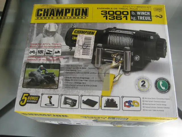 CHAMPION 3000 LB. WINCH