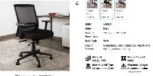 Compel Derby Mid Back Adjustable Ergonomic Mesh Task Office Desk - Photo 5