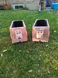 piggy planter boxes - Photo 2