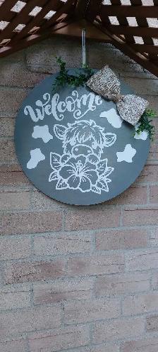 wooden door signs - Photo 2
