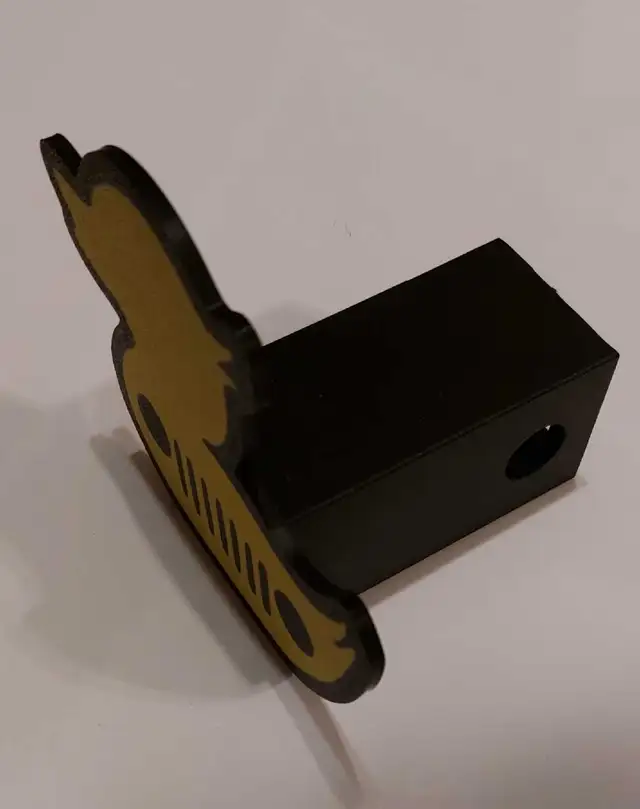3D printed trailer hitch covers
