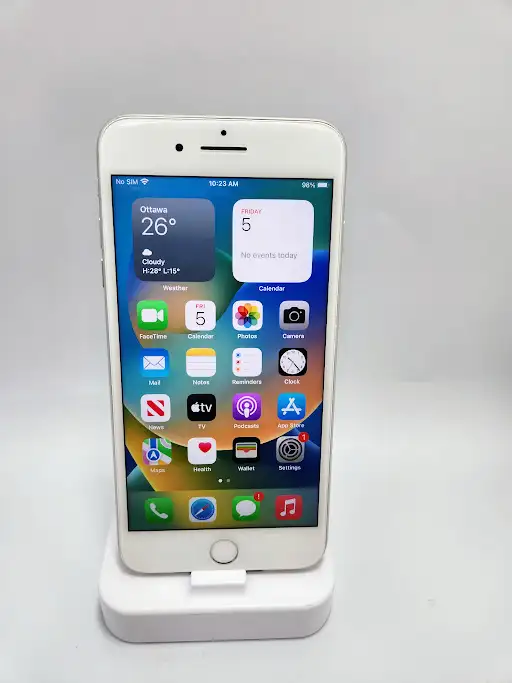 iPHone 8  White 64gb 3 Months Warranty W/Charger