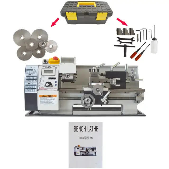 Promotion WM180V Precision Metal Bench Lathe 600W 7'12' 028062