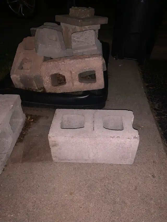 New cinder blocks