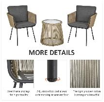Brand New 3pcs Bistro Patio Furniture set Special $199 - Photo 2