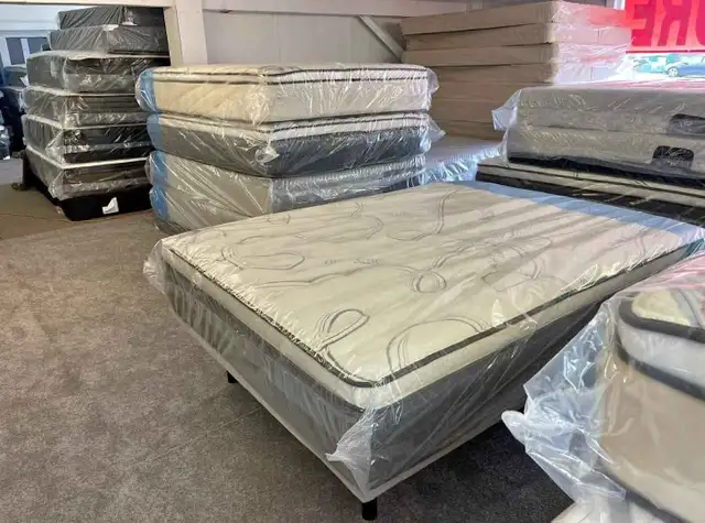Brand New Premium Quality Bed frame and Mattresses.