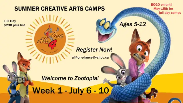 Summer Camp - Welcome to Zootopia!