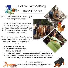 Farm/Pet Sitting