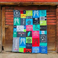 T-Shirt Jersey Concerts Travel Memory Quilts Handmade Longarm