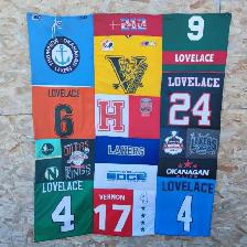 T-Shirt Jersey Concerts Travel Memory Quilts Handmade Longarm - Photo 4